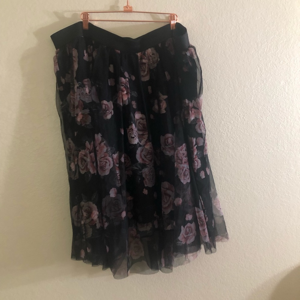 Floral Midi Skirt Torrid Size 4